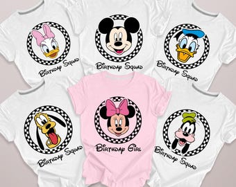 Disney Birthday Girl Shirt, Disney Birthday Squad Shirt, Minnie Birthday Shirt, Disney Birthday Trip Tee, Disney Minnie Girl Birthday Shirt
