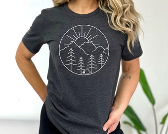 Adventure Shirt, Adventure TShirt, Camping TShirt, Mountain Shirt, Hiker TShirts, Nature Lover Gift, Camping Tank Top, Hiking Shirt