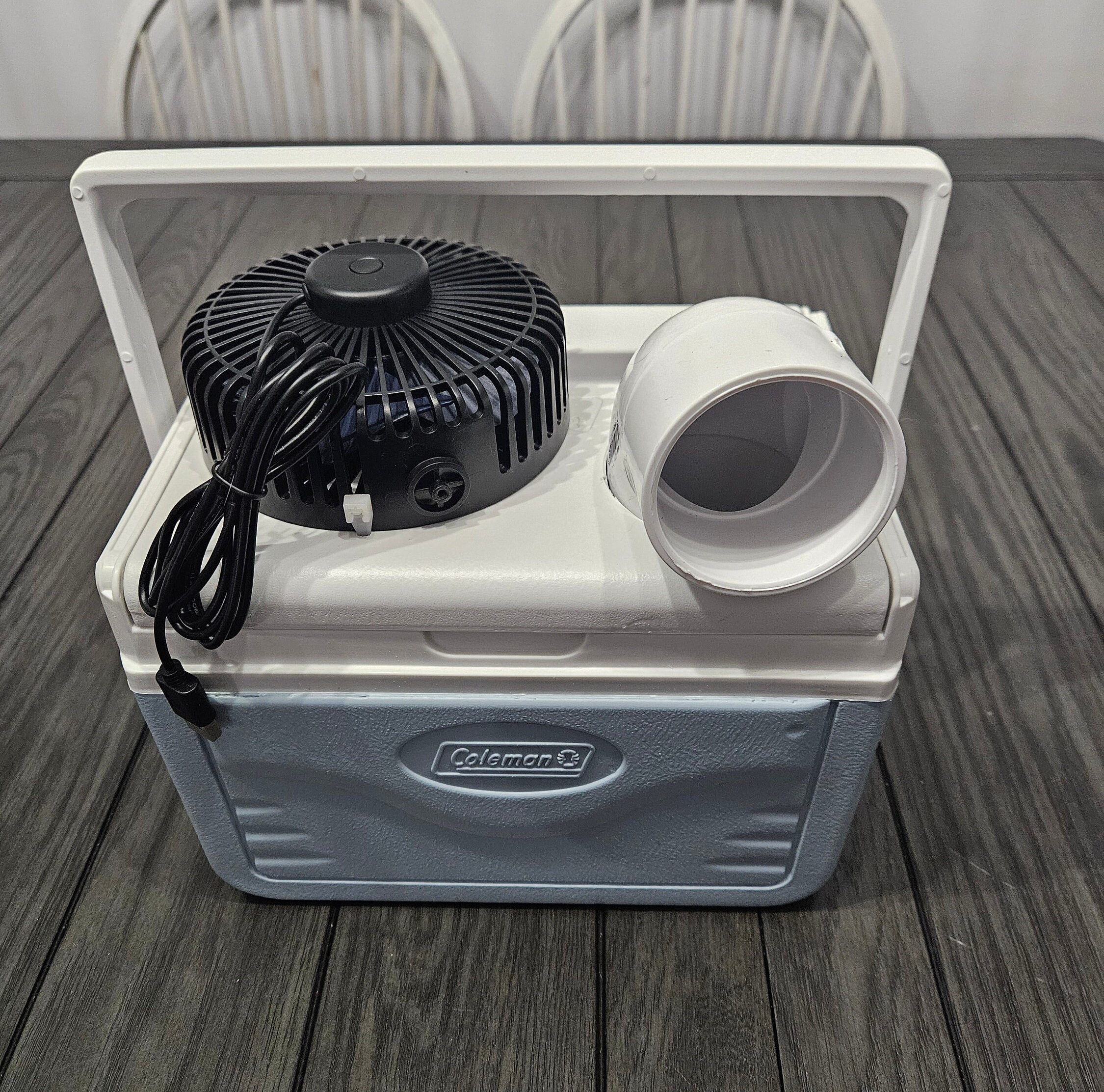 Onos Mini Grey 5qt Personal Swamp Cooler Portable Air Conditioner USB
