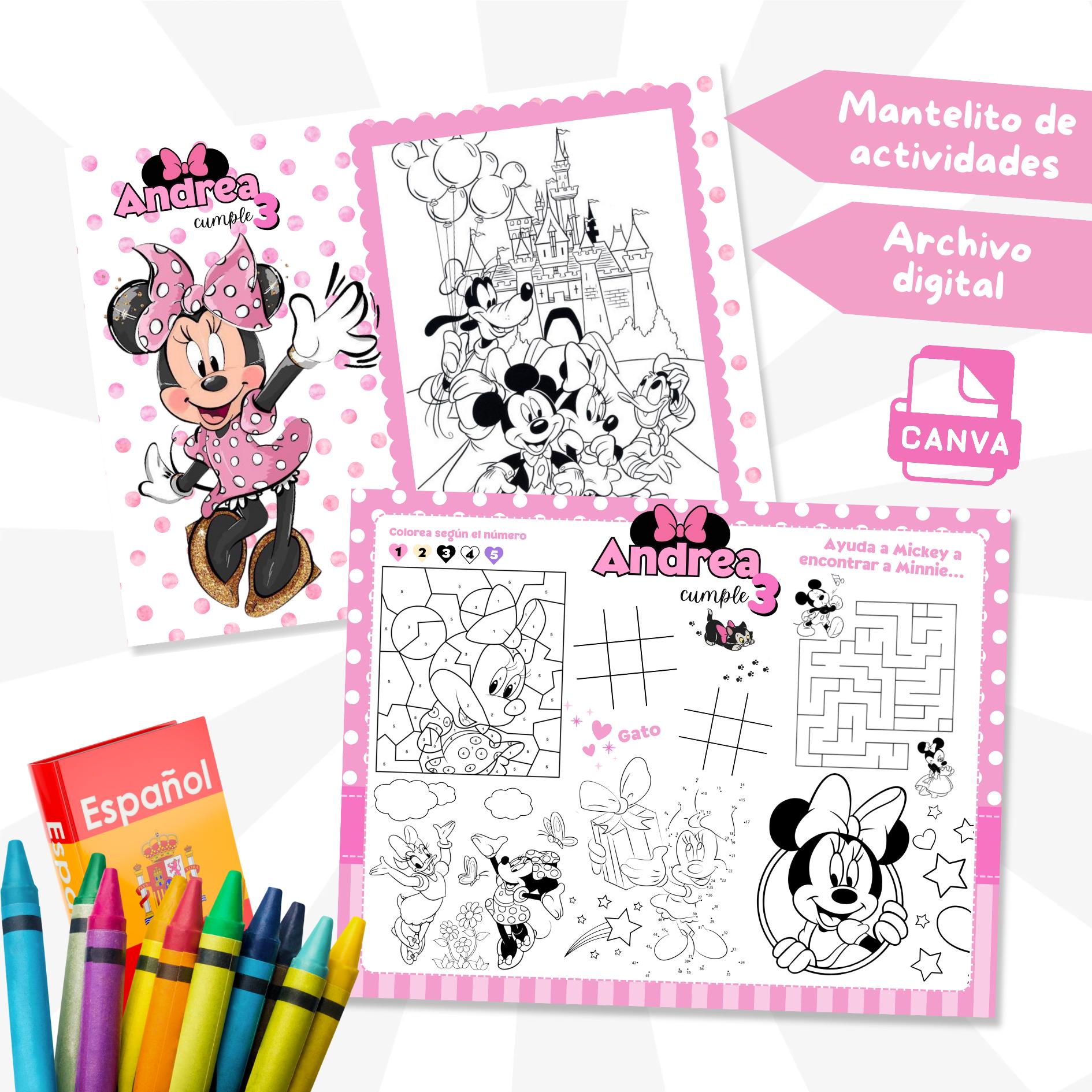 Minnie mouse coloring book España