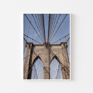 Brooklyn Bridge Fine Art Print, New York Poster,NYC Wall Art, New York City Landscape, Brooklyn Prints