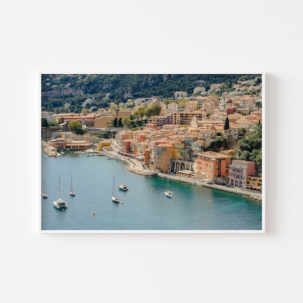 Fine Art Villefranche-sur-Mer Print - French Riviera Wall Art Nice France Photography Côte d'Azur Home Decor Mediterranean