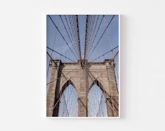 Brooklyn Bridge Fine Art Print, NYC Wall Art