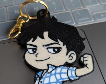 Jinu (saja Boys) Keychain – Kpop Demon Hunters | 3D Printed PLA