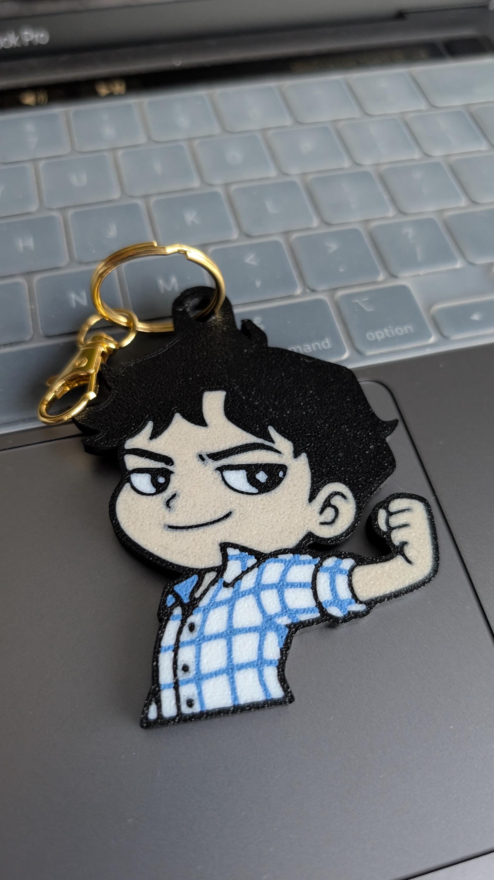 Jinu (saja Boys) Keychain – Kpop Demon Hunters | 3D Printed PLA