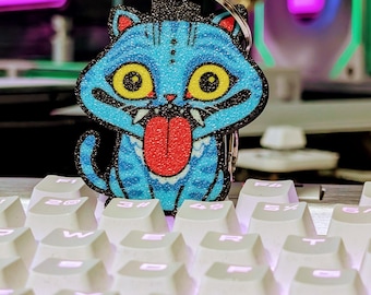 Derpy Tiger Keychain – KPop Demon Hunters. 3D Printed PLA