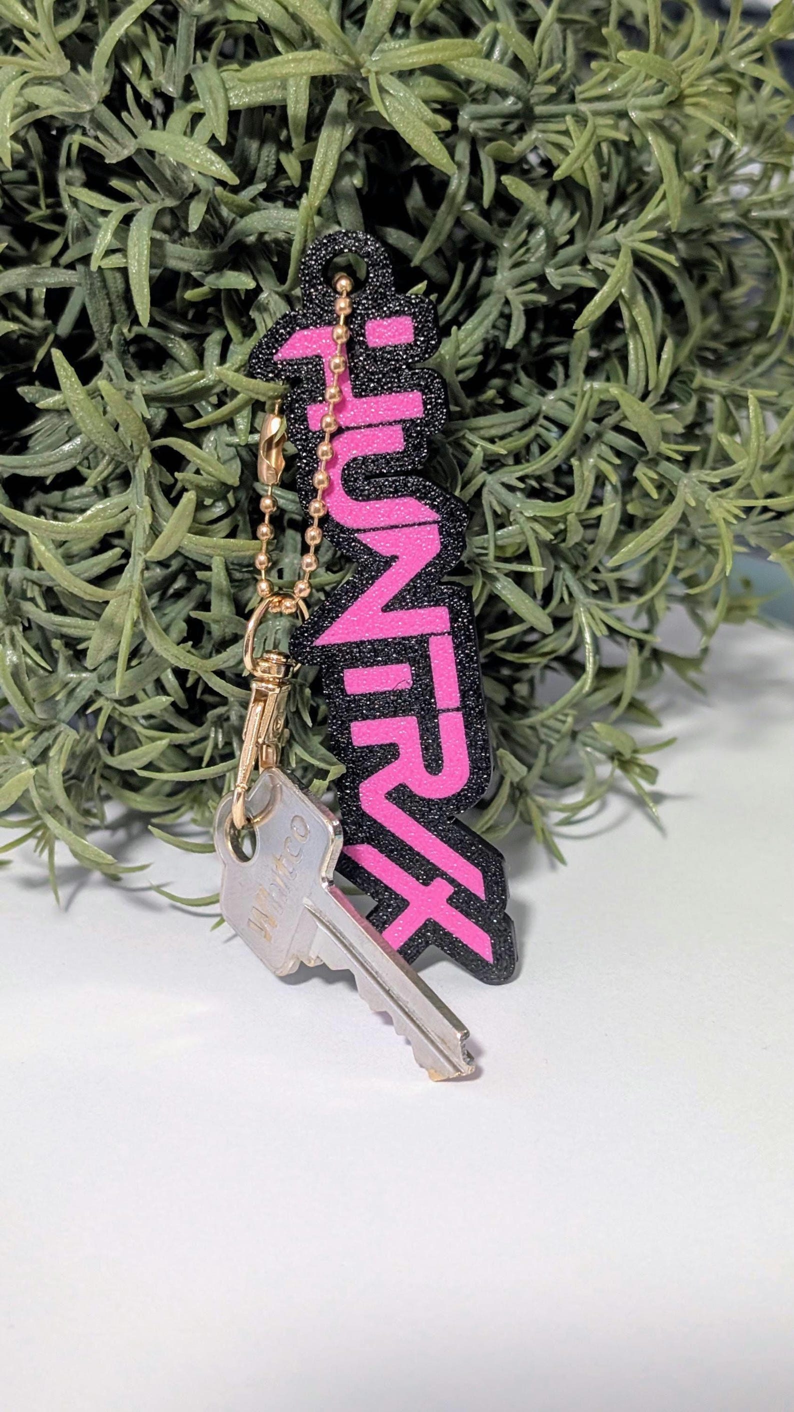Huntrix Logo Keychain – Kpop Demon Hunters | 3D Printed PLA Keyring ...