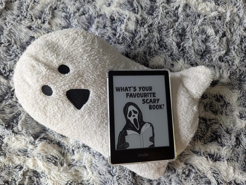 Ghostface Kindle Screensaver, Kindle Lock Screen, Kindle Cover, Kindle