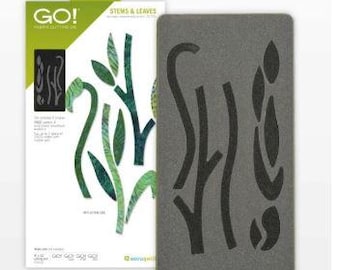 ACCUQUILT GO! Stems & Leaves Die 55331 NEW in Package Free Shipping and Tracking