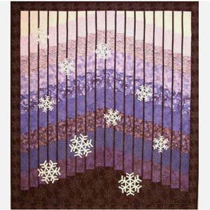 Winter Blues Quilt Pattern Finished Size 60&quot;x66.5&quot; by Mountain Peek creations