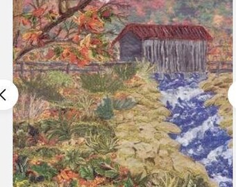 Beautifully Embellished LANDSCAPES  By Joyce R C Becker BOOK Art Quilt Book 95 Pages with Colorful photos