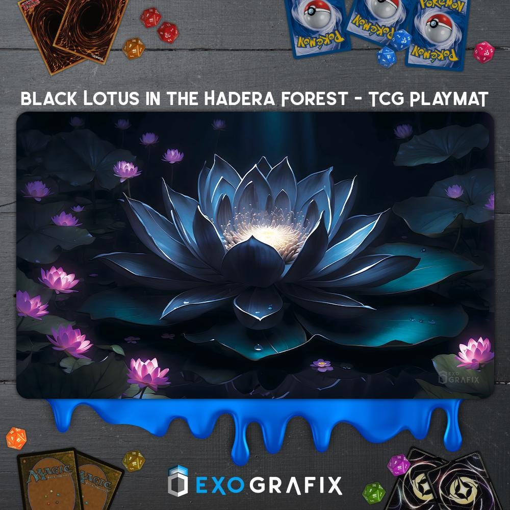 Mtg playmat black lotus - Etsy 日本
