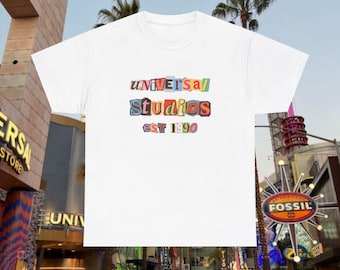 Camiseta de Universal Studios Orlando: Camiseta con gráfico retro de parque temático