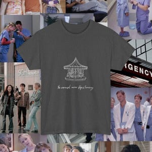 Grey&#39;s Anatomy t-shirt, Meredith Grey t-shirt, The Carousel Never Stops Turning t-shirt, Grey&#39;s Anatomy gift