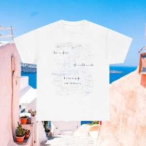 Life is short, the world is wide t-shirt, Mamma Mia 2 t-shirt, Mamma Mia Here We Go Again t-shirt, passport t-shirt, travel inspired gifts
