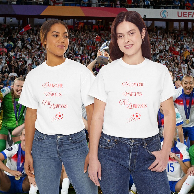 Lionesses Football Graphic Tee: Women's Soccer T-Shirt image 9