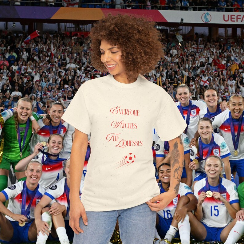 Lionesses Football Graphic Tee: Women's Soccer T-Shirt image 6