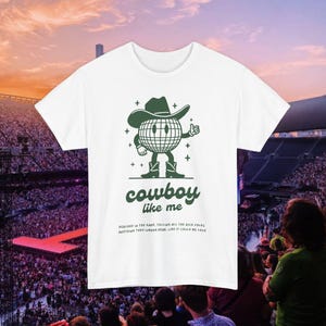 Cowboy Like Me t-shirt, Swiftie t-shirt, Eras Tour t-shirt, Evermore t-shirt, Swiftie gift, Taylor merch