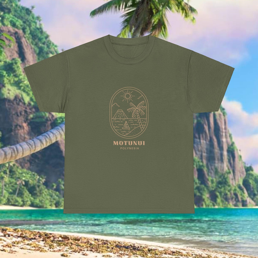 Motunui T-shirt: Moana Inspired Island Tee - Etsy