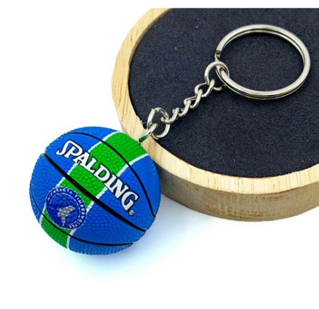 Basketball Souvenirs Keychain Rubber PVC Match Ball Keyring Etsy