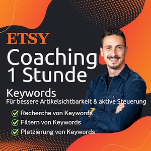Etsy SEO - noch besser verkaufen auf Etsy | Keyword Suche für deine Artikel | Etsy Agentur | finde richtige Keywords für deinen Etsy Shop afbeelding 1