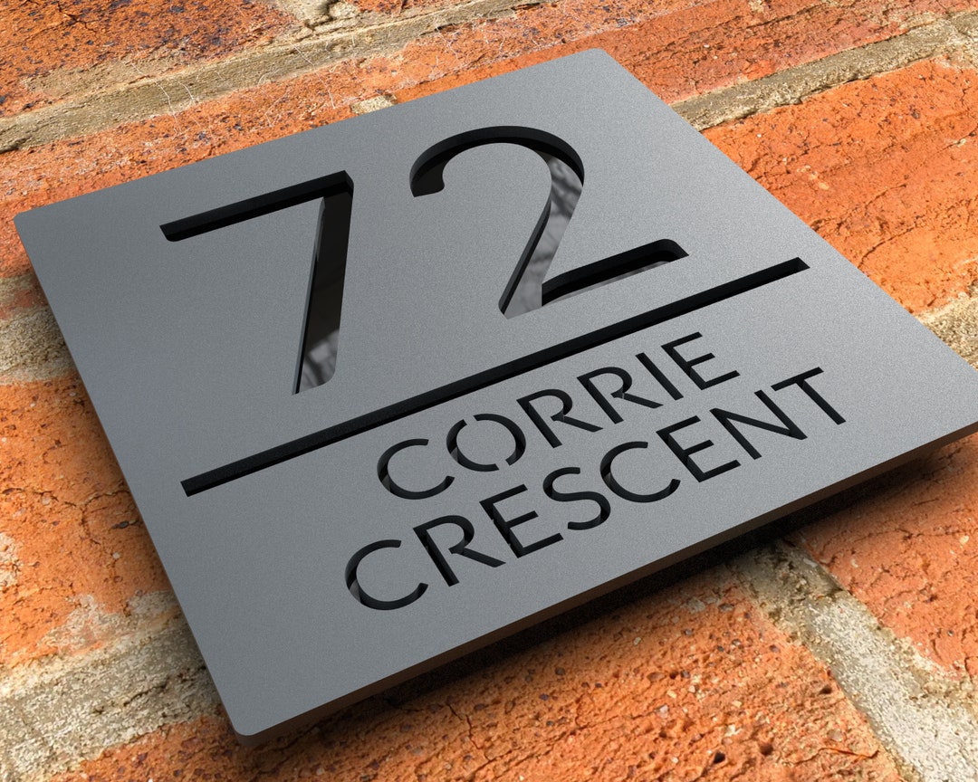 laser-cut-house-signs-numbers-matt-grey-acrylic-plaque-with-gloss-black