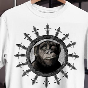 三猿 T シャツ、モンキー シャツ、見ない、聞かない、話さない、動物 T シャツ、T シャツ、モンキー シャツ、ギフト、動物、誕生日プレゼント、ギフト用