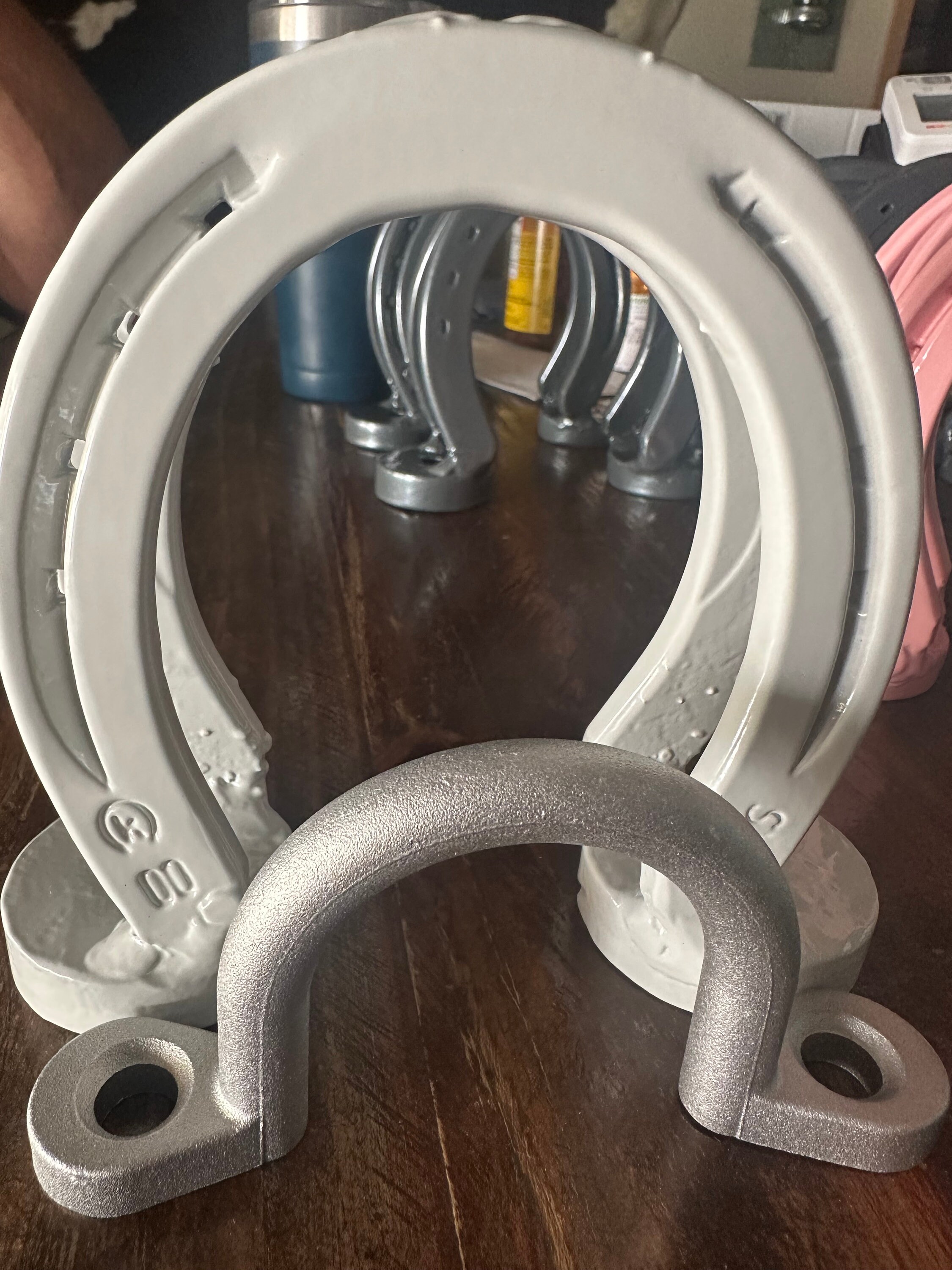 RTPOWER Horse Trailer Tie Rings - 2 Inch Aluminum Lashing Rings (2-Pack)