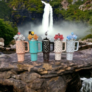 40 oz. Tumbler - Custom Laser Engraved Full Wrap - Leopard 40oz. Gen 2