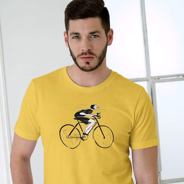 BICYCLE BW-jpeg,png,pdf, black and white,bicyclist .Designer clothes, vintage design for printing on a T-shirt,printing on clothes, graphic