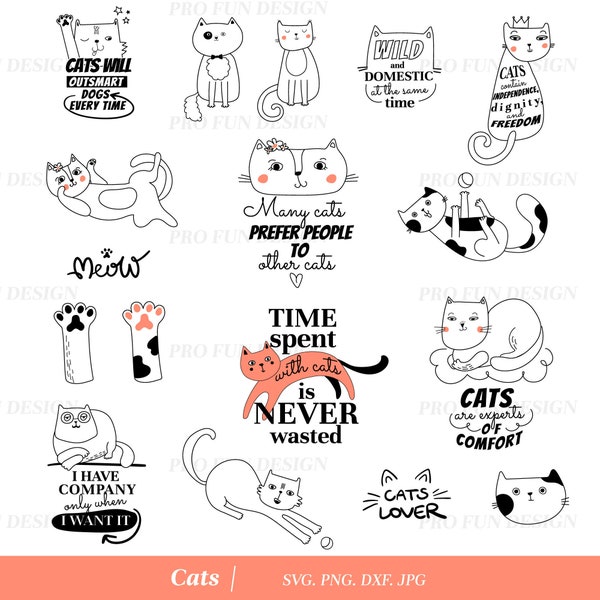 Cat jpeg png pdf t-shirt print svg, digital, cute favorite cats inspirational sayings phrases friendly cats image wall art, instant download