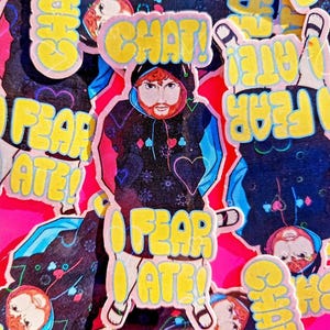 Caseoh Roblox Dress to Impress Vinyl Sticker Twitch Streamer Gamer Funny Meme Sticker for girls and Women Funny Meme Laptop Decal