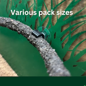 Reptile Vine Clips For Chameleon,  Leachie, Crested Gecko, Gargoyle Gecko & Day Gecko, SUCTION CUP clip attachment for glass vivarium