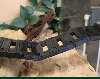 Reptile Rickety Bridge, Gecko Climbing Spot, Reptile Decoration, Vivarium Accessory for Jumping Spider, Frog, Perfect Gift for Reptile Lover