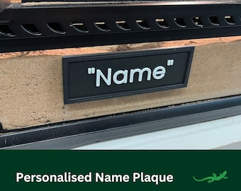 Personalised Reptile Plaque, Vivarium name plate, Gift For Reptile Lover, Wall Mounted sign for Animal enclosures