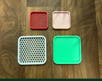 Leopard Gecko Litter Tray, Reptile Litterbox, Vivarium Accessory Decor, Gift for Viper Gecko, Leopard Gecko Toilet box, Poop Scoop Sifter