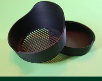 Worm Sifting Tray, Ultimate all-in-one Sifter, Reptile sieve bowl for feeder insects, mealworm, superworm, earthworm, waxworm.