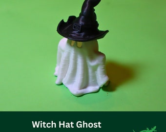 Ghost Witch Halloween Decoration, Vivarium Accessory Gift, Spooky Ornament for reptile lover, Leopard Gecko, Jumping Spider, Frogs.