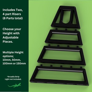 Pvc Snake Riser Arcadia UV Light Riser, Reptile Plant Light Height Extender, Raiser for ...