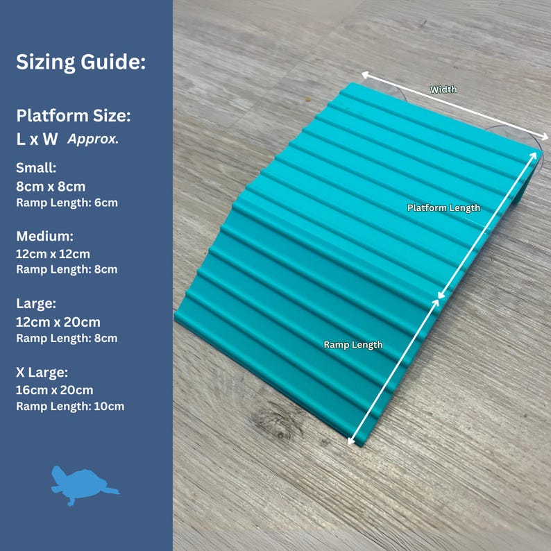 Floating Turtle Dock Ramp, Basking Platform for Aquatic Turtles, Turtle ...