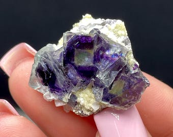 Unique FLUORITE Yindu Eye China NEW Find Chakra Metaphysical Crystal