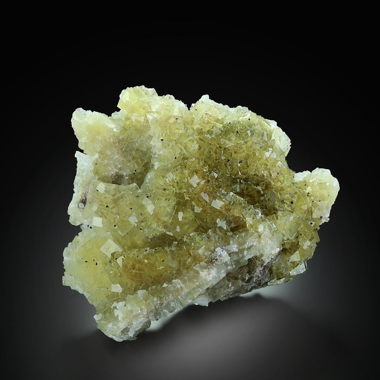 INCREDIBLE Yellow FLUORITE Spain Crystal Cluster