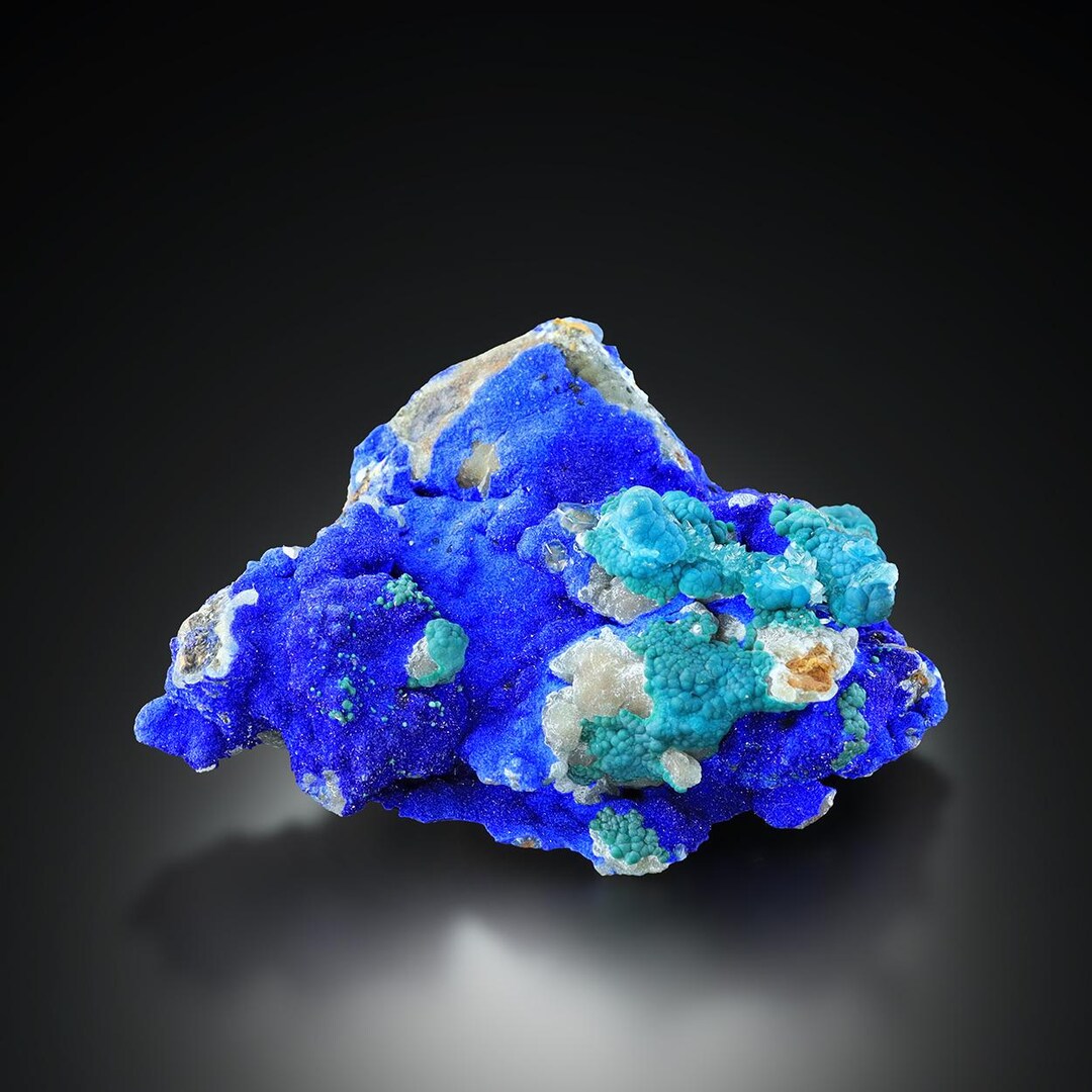 Beautiful ROSASITE With AZURITE, SMITHSONITE & Cerussite From Yang ...