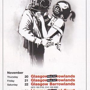 Original Vintage Mini Poster / Magazine Clipping - Blur 2003 UK Tour