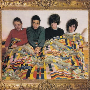 Mini póster vintage original / recorte de revista - The Stone Roses, Manchester, 1989