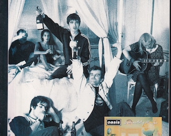 Original Vintage Mini Poster / Magazine Clipping - Oasis - Cigarettes And Alcohol