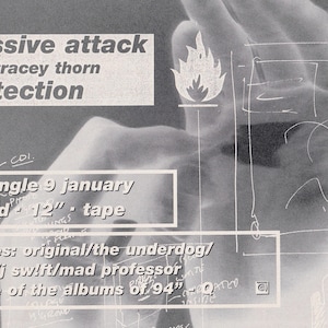Massive attack mezzanine poster - Etsy 日本