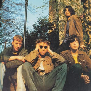 Original Vintage Mini Poster / Magazine Clipping - Blur (Early Photo Shoot)