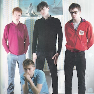 Original Vintage Mini Poster / Magazine Clipping - Blur, London, 1994