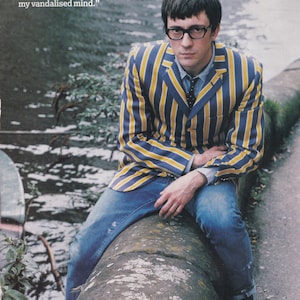Original Vintage Mini Poster / Magazine Clipping - Graham Coxon (Blur), London, 2004